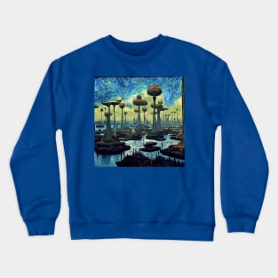 Starry Night in Kashyyyk Crewneck Sweatshirt